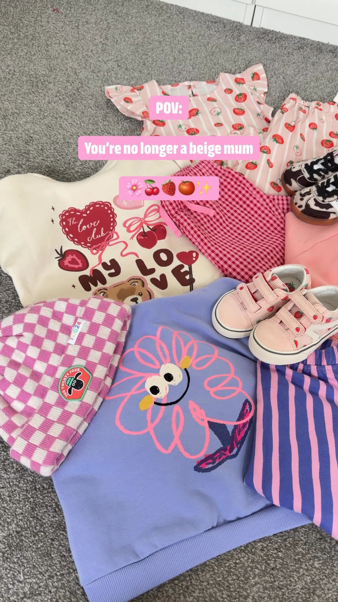 No longer a sad beige mum, we’re here for the colourful fits this spring 🍒🌸✨

#LTKbaby #LTKkids #LTKspring