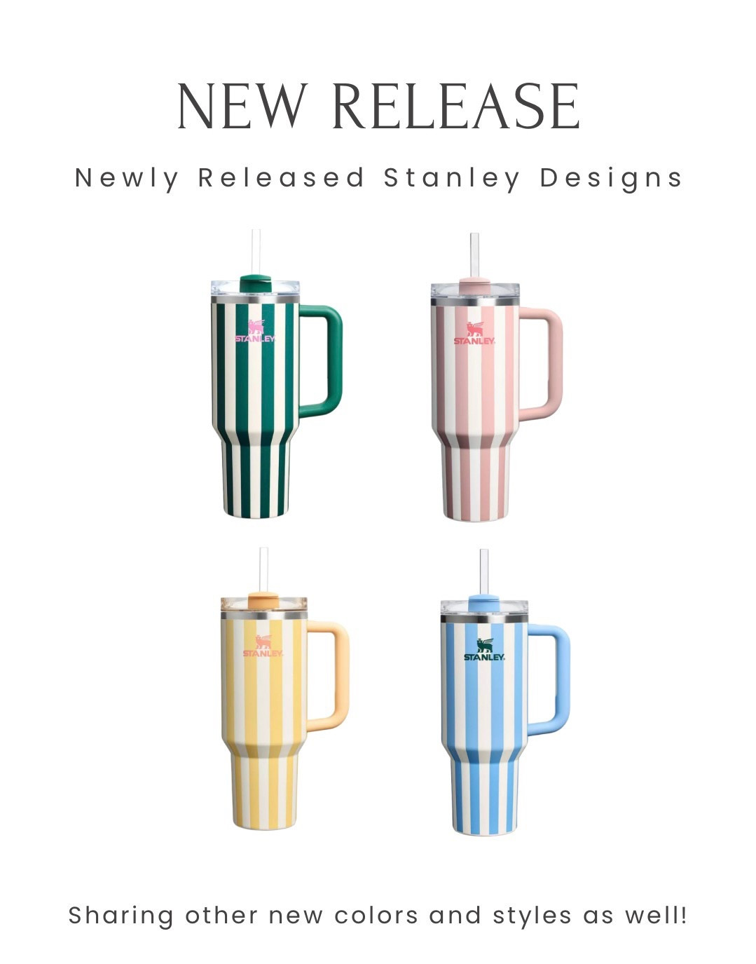 These newly released Stanley tumblers are ADORABLE.  I snagged the green one…which one is your favorite?

#LTKHome #LTKOver40