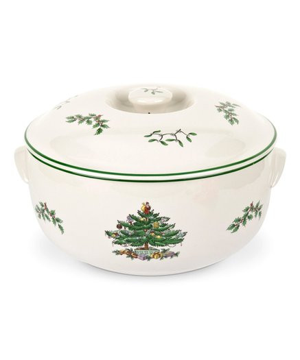 Spode Christmas Tree Round Covered Casserole Dish | Best Price and Reviews | Zulily | Zulily