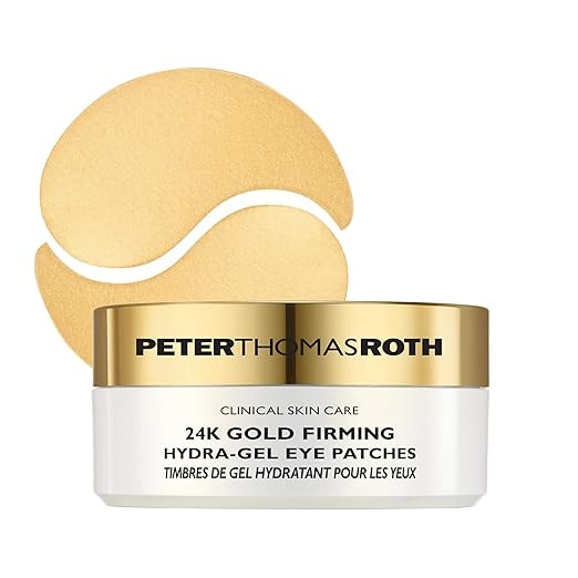 Peter Thomas Roth | 24K Gold Firming Hydra-Gel Eye Patches | Gold-Infused Eye Mask Patches for Fi... | Amazon (US)