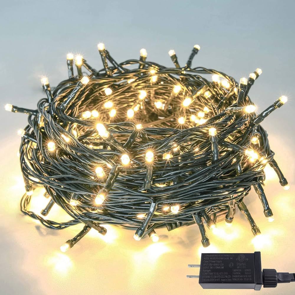 Upgraded 82FT 200 LED Christmas String Lights Outdoor/Indoor, Timer & Memory Function & 8 Modes, ... | Amazon (US)
