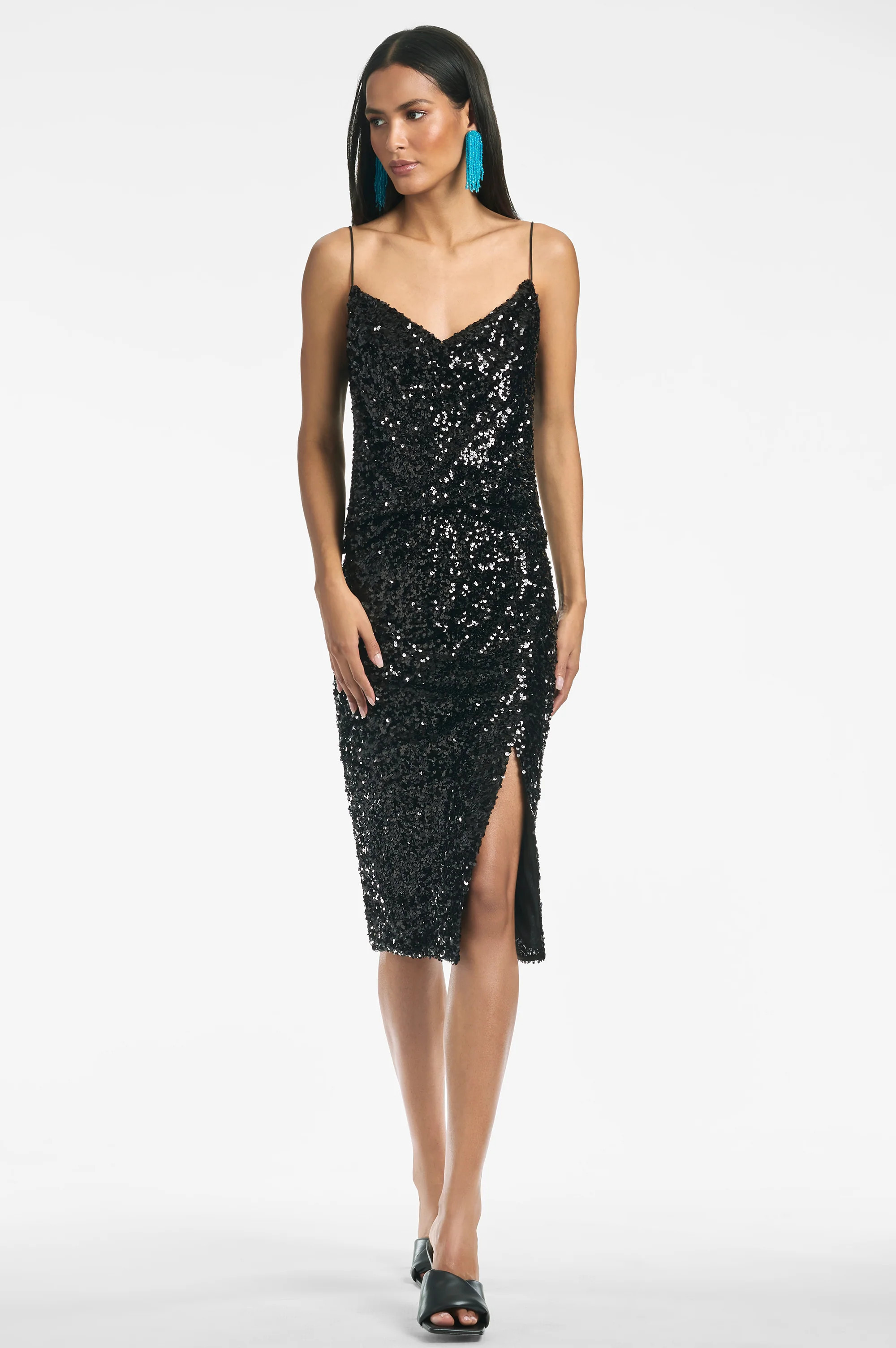 Talisa Skirt - Black Sequins - Final Sale | Sachin and Babi