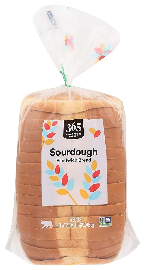 365 by Whole Foods Market, Sandwich Bread, Sourdough (17 Slices), 24 Ounce | Amazon (US)