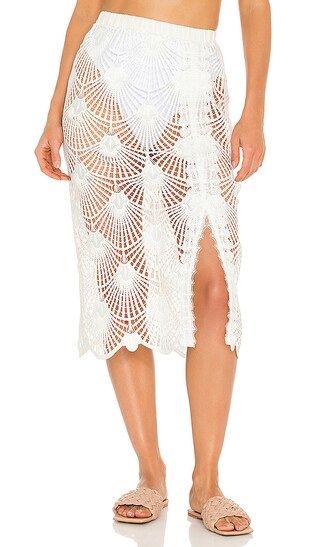 Brisas Skirt in White | Revolve Clothing (Global)