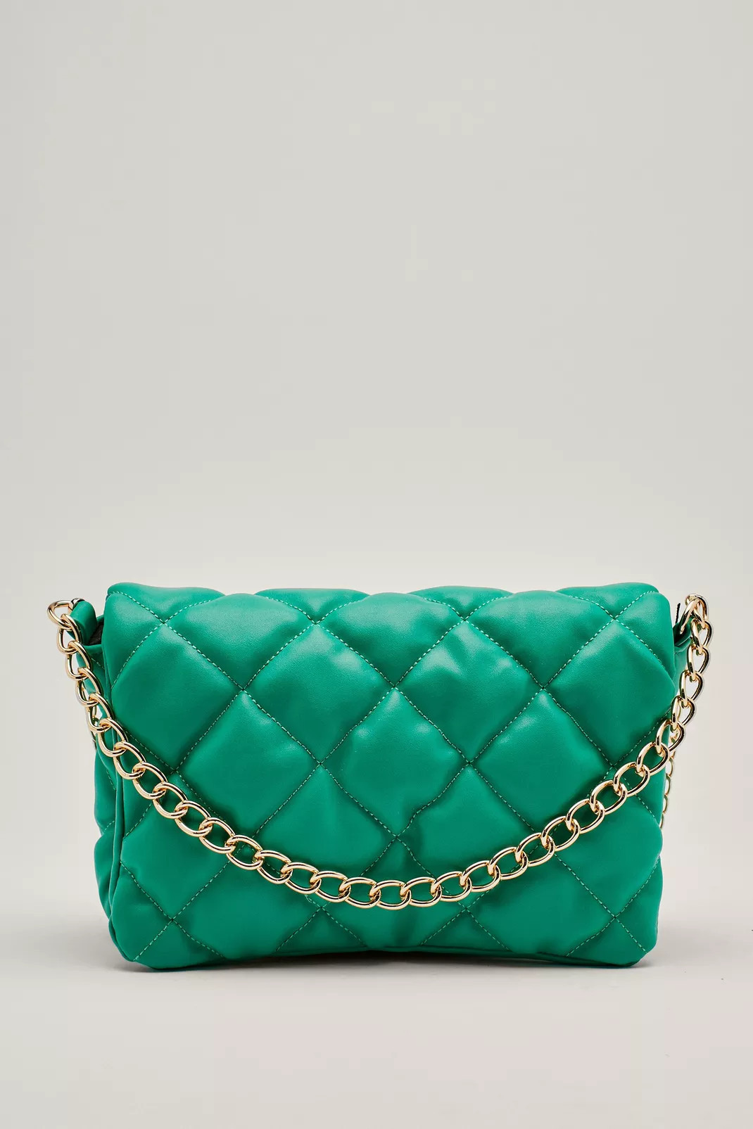 Faux Leather Padded Shoulder Bag | NastyGal (UK, IE)