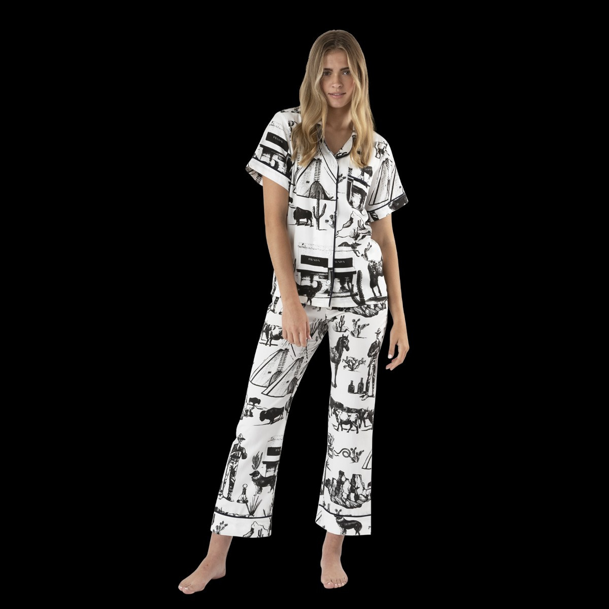 Marfa Toile Pajama Pants Set | Katie Kime Inc