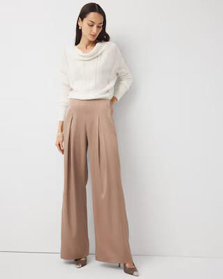 Satin Wide Leg Pant | White House Black Market | White House Black Market