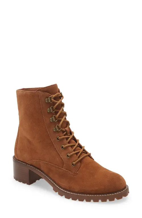 Madewell Julien Lace-Up Lug Sole Boot in Dried Cedar at Nordstrom, Size 7.5 | Nordstrom