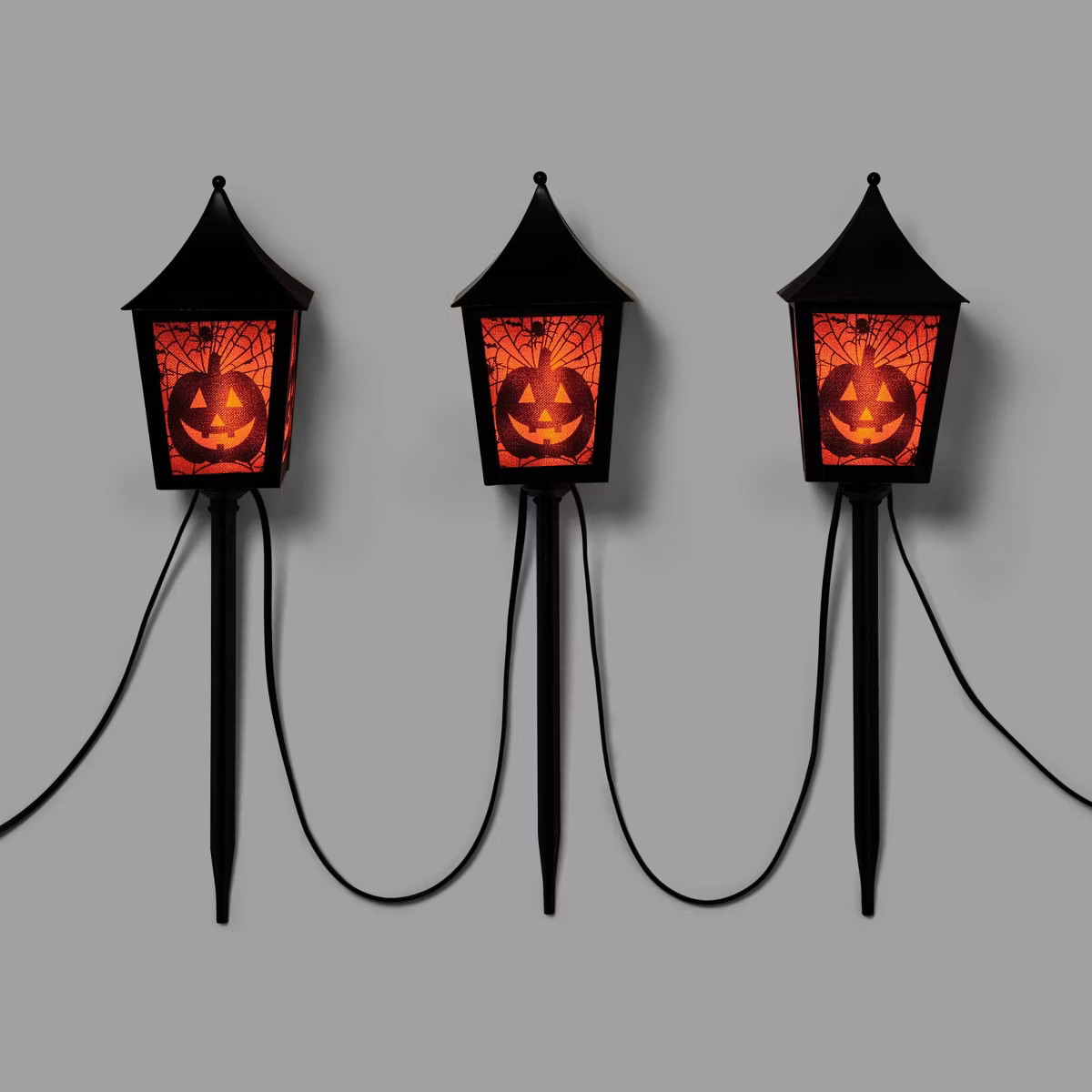 LED Jack-O'-Lantern Flicker Effect Halloween Novelty Path Light - Hyde & EEK! Boutique™ | Target