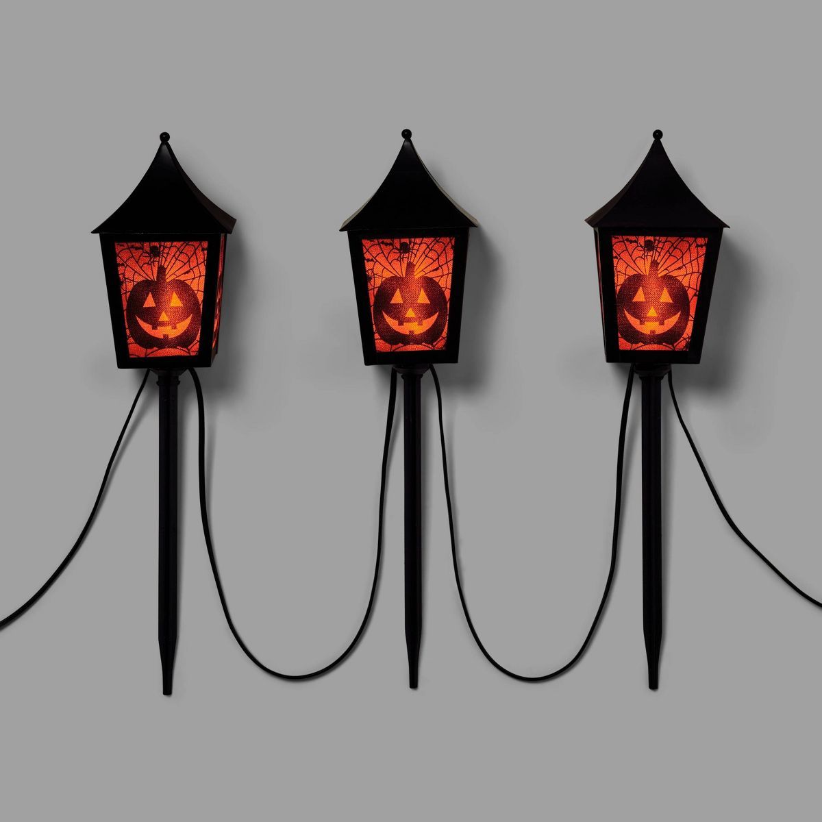 LED Jack-O'-Lantern Flicker Effect Halloween Novelty Path Light - Hyde & EEK! Boutique™ | Target