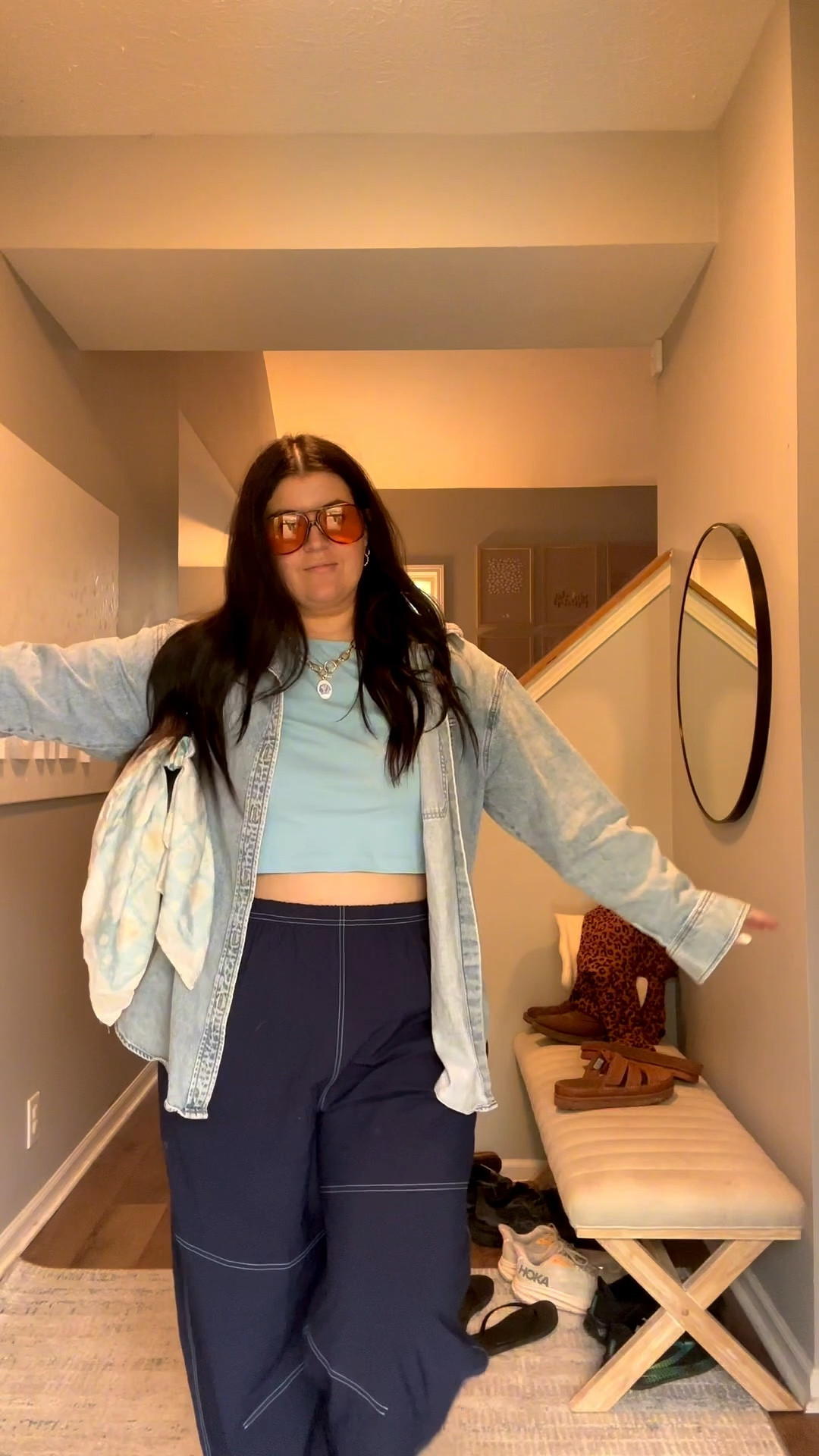 Blue comfy cute outfit!!  