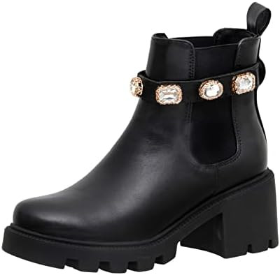 CUSHIONAIRE Women's Julie chelsea boot with Jeweled strap +Memory Foam | Amazon (US)