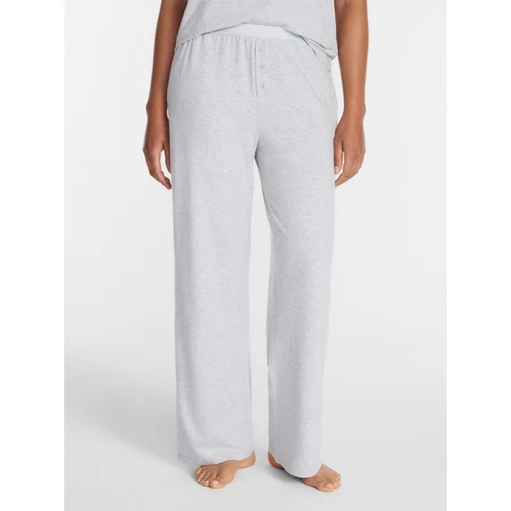 Joyspun Women’s Cotton Blend Sleep Lounge Pants, Sizes S-3X | Walmart (US)