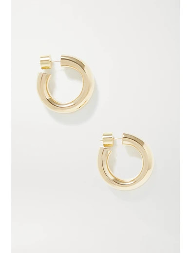Jennifer Fisher - Kevin Gold-plated Hoop Earrings | NET-A-PORTER (US)