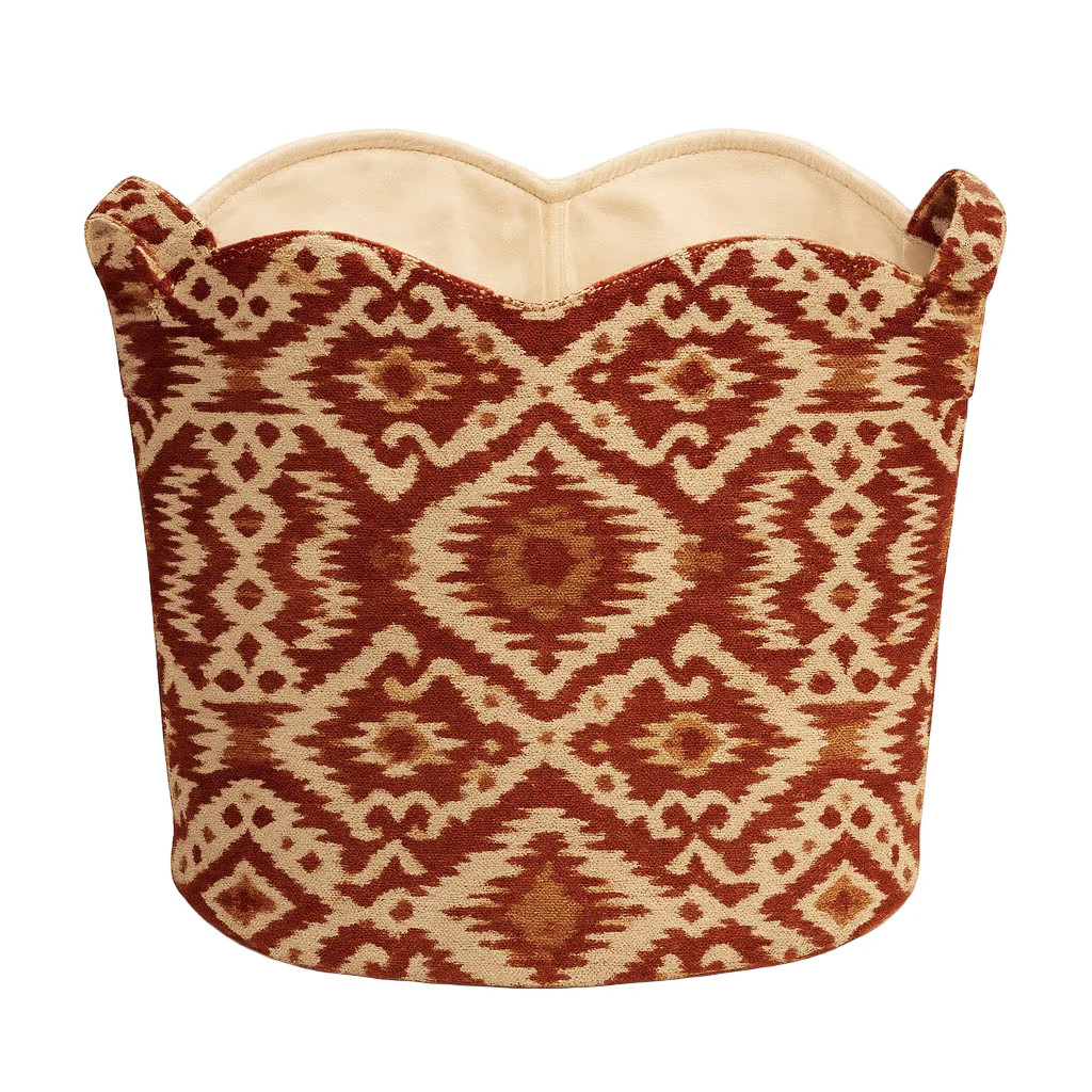 Annabelle Tote Bag in Red Ikat | Over The Moon