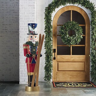 Aspen Ski Musical Nutcracker with LED Lights & Holiday Songs | Frontgate
