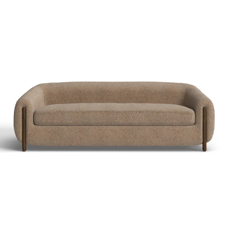 Amaryllis 86.5'' Round Arms Curved Sofa | Wayfair North America