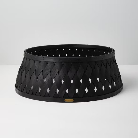 Woven Wood Holiday Tree Collar - Hearth & Hand™ with Magnolia | Target