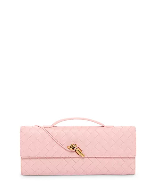 Bottega Veneta Andiamo Intrecciato Leather Clutch  | Bloomingdale's NEW & NOW Customer Top Rated | Bloomingdale's (US)