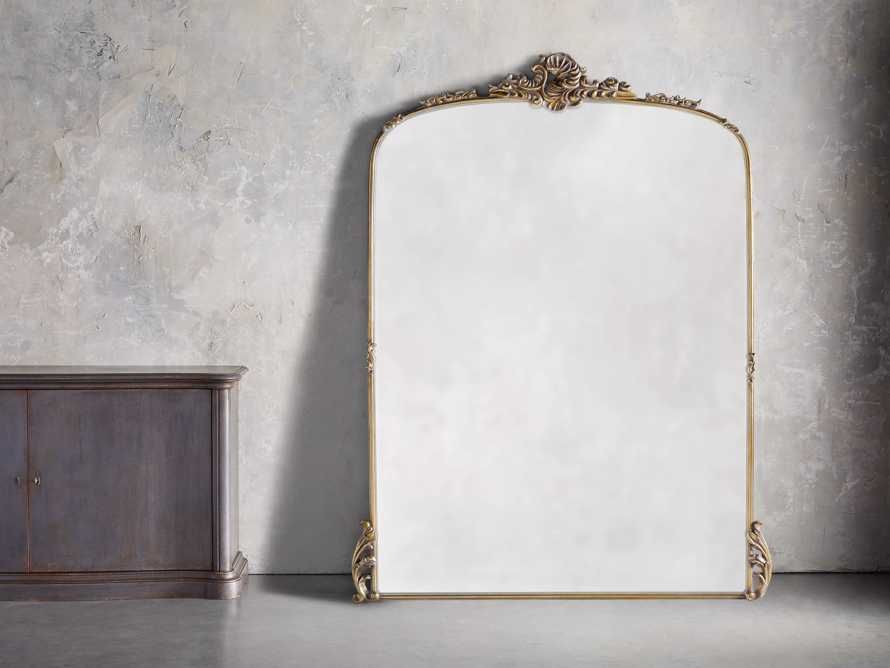 Amelie Grand Floor Mirror in Gold | Arhaus | Arhaus
