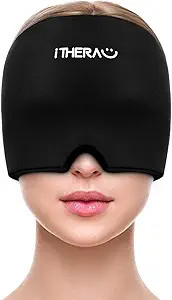 iTHERAU Migraine Ice Head Wrap-Headache Relief Hat, Migraine Relief Cap, Cold Therapy Headache Re... | Amazon (US)