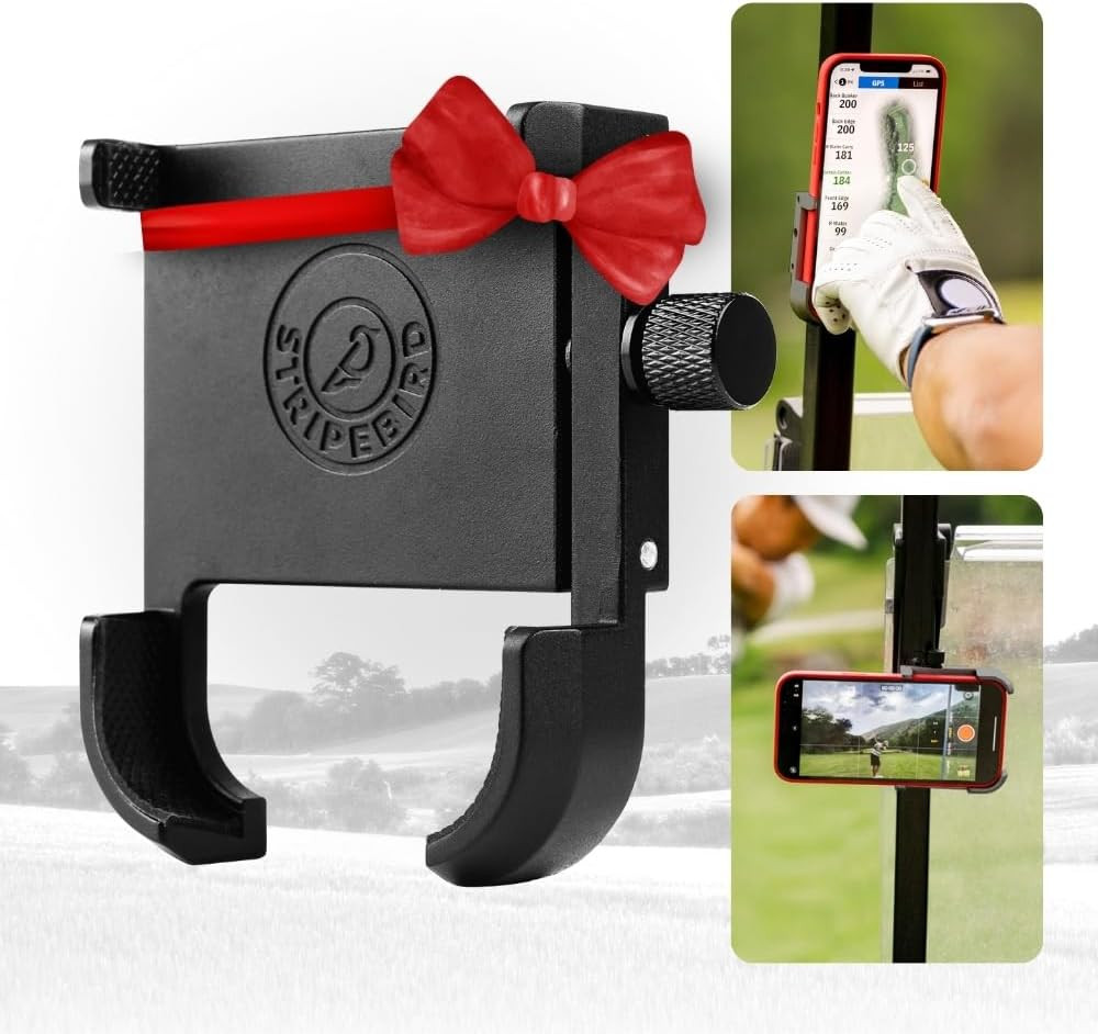Stripebird - Original Golf Magnetic Phone Holder - Golf Cart Accessory - Slim Smartphone Mount - ... | Amazon (US)