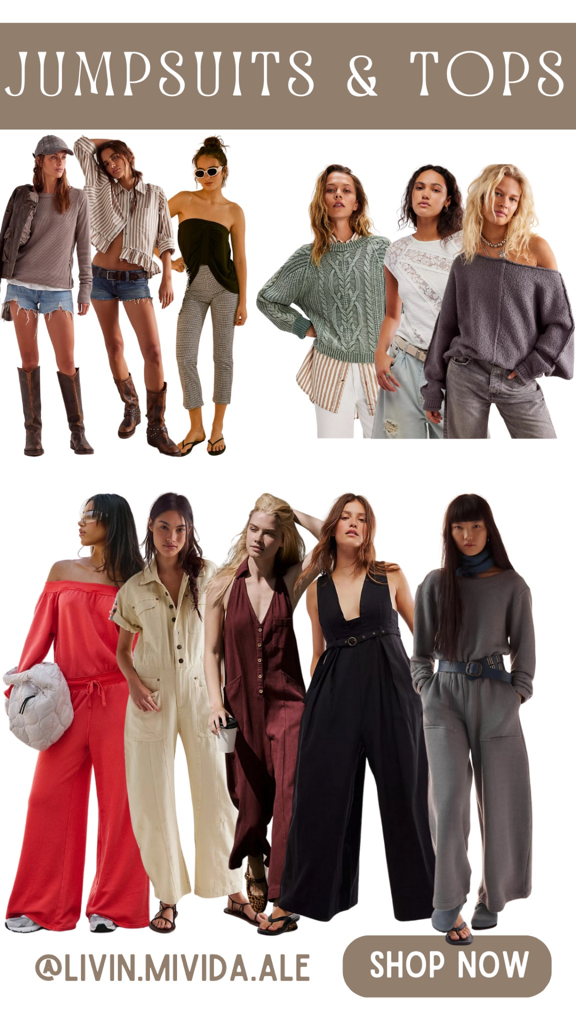 Jumpsuits & tops 🍂

#LTKStyleTip #LTKSeasonal #LTKBeauty