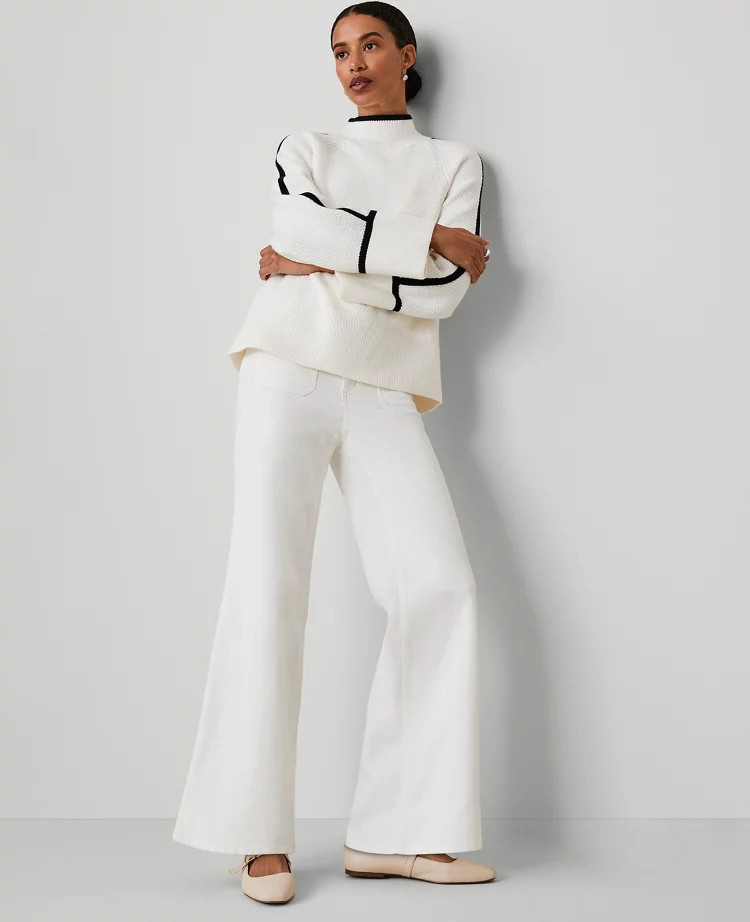 The Patch Pocket Corduroy Flare Pant | Ann Taylor (US)