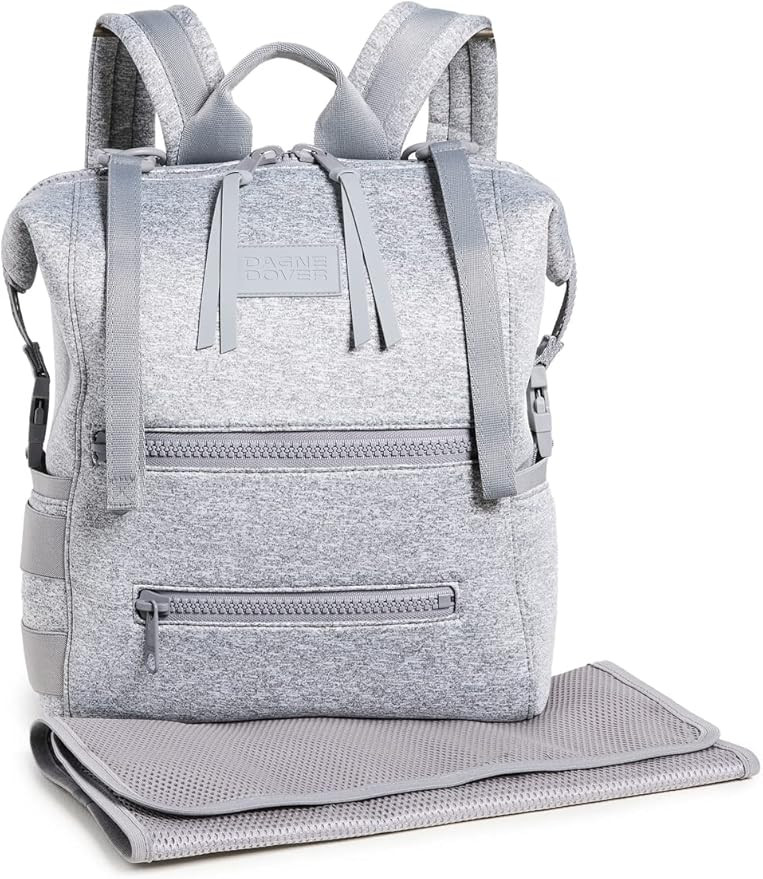 Dagne Dover Women's Indi Medium Diaper Backpack, Heather Grey, One Size | Amazon (US)