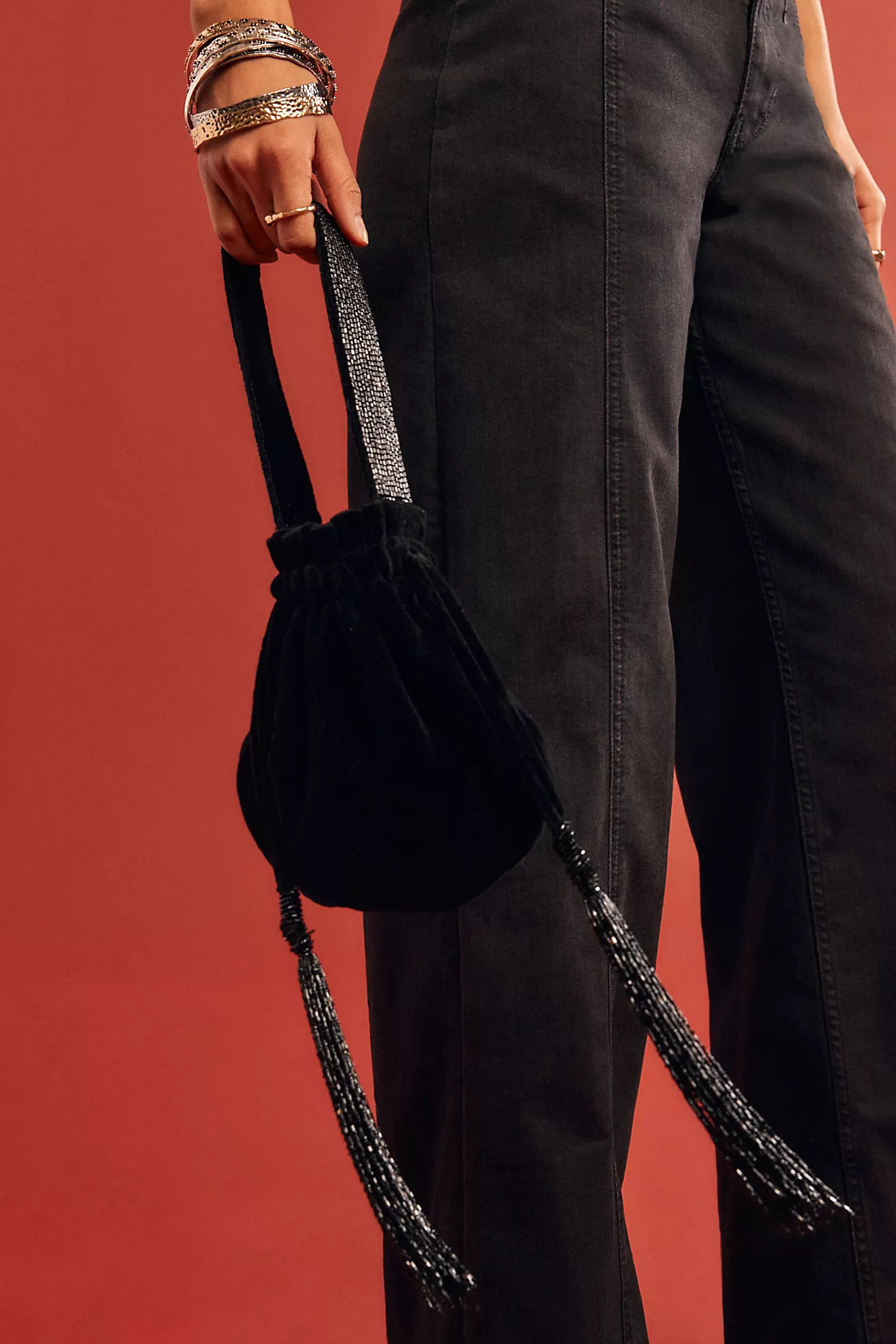 Valentina Velvet Pouch | Free People (UK)