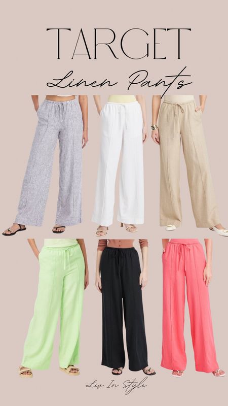 These linen pants from Target are on sale for $20!!! 6 different color options in sizes XS-4X. I have the black/white stripes and they are so good! I will be wearing them lots this spring and summer.

#LTKworkwear #LTKsalealert #LTKstyletip