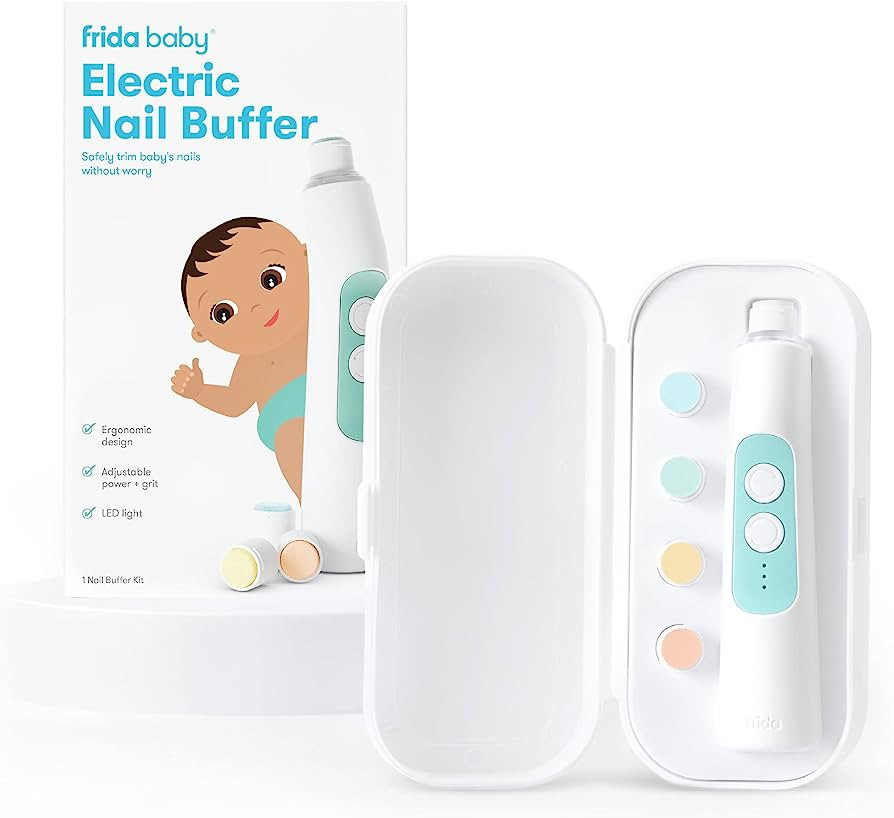 Frida Baby Electric Nail Buffer | Safe + Easy Baby Nail File, Baby Nail Clippers + Nail Trimmer K... | Amazon (US)