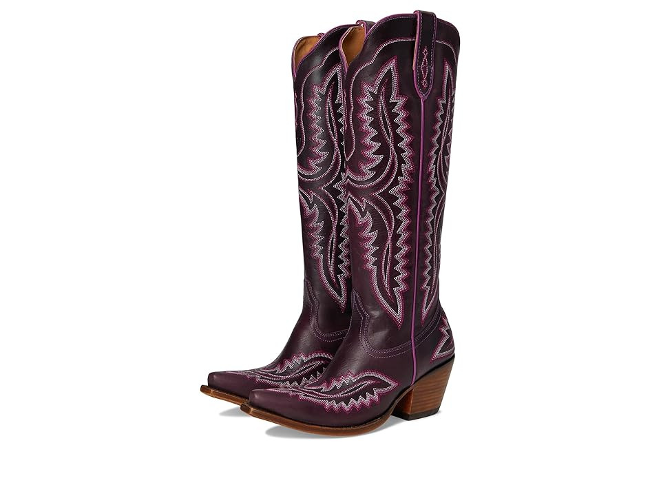 Ariat Casanova Western Boots Women's Shoes Deep Amethyst : 5.5 B - Medium, Leather | Zappos