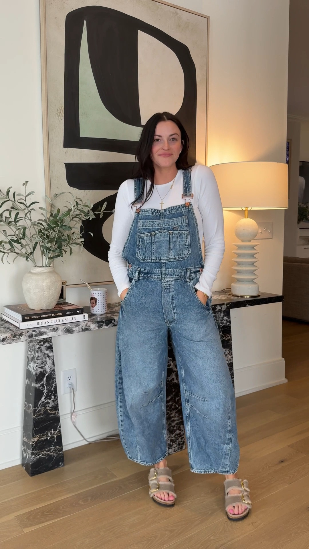 Snow day OOTD. These are the SOFTEST denim overalls and I love the barrel leg. They’re on sale for 40% off! I sized down to a small bc Gap normally runs big on me 

#LTKSaleAlert #LTKmomlife #LTKootd