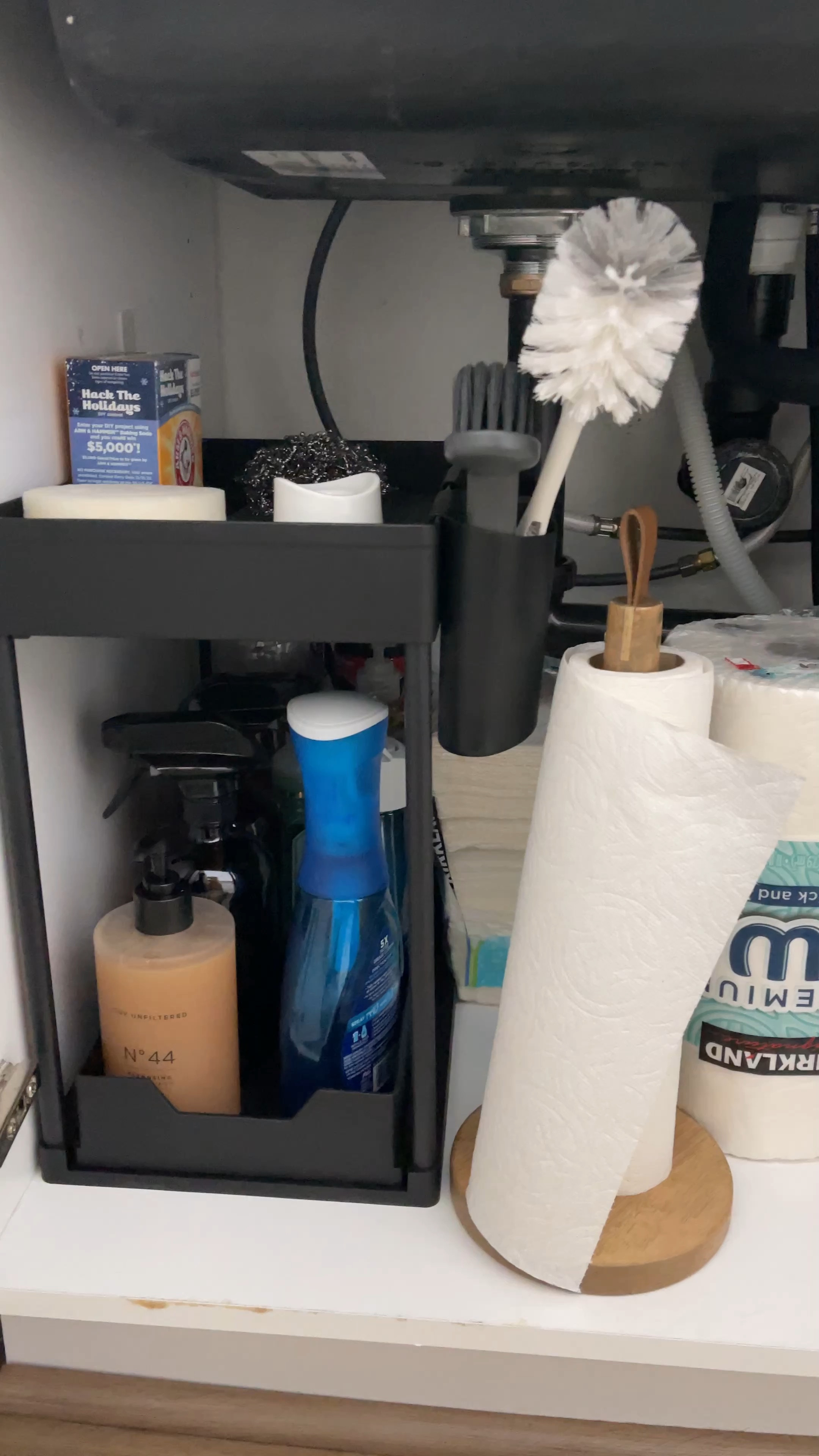 Under kitchen sink organizer 🚰🧼🪣

#LTKunder50 #LTKGiftGuide #LTKhome
