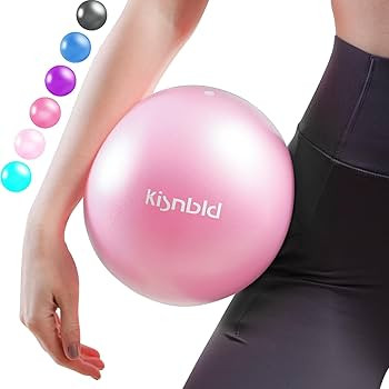 kisnbld 9 Inch Pilates Ball, Small Exercise Ball for Core &Physical Therapy | Amazon (US)