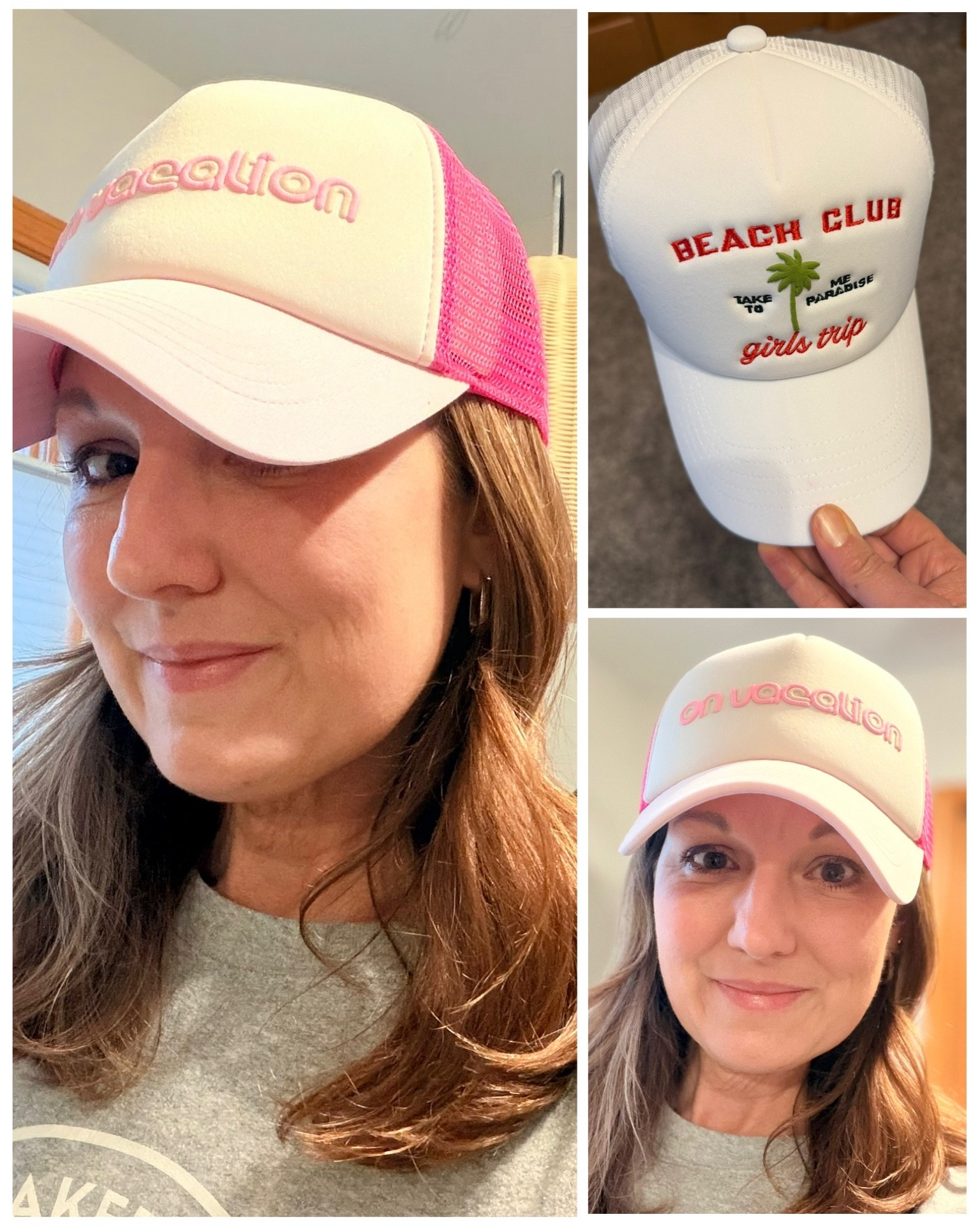 Cutest new arrival vacation hats 🧢 at 🎯!!

Target | Trucker Hats | Spring Break 

#LTKTravel #LTKSeasonal #LTKOver40