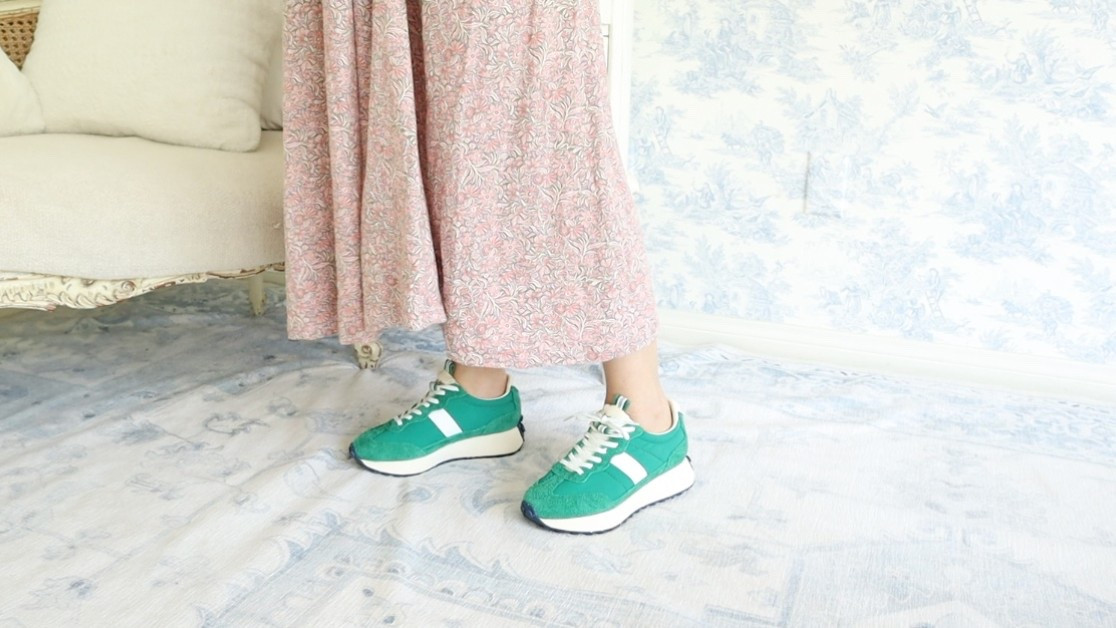 There’s something so refreshing about finding a sneaker that feels both nostalgic and practical especially in the spring and summer months when I want ease without sacrificing style.

The Seavees Women’s Acorn Trainer in Grass Green has been a lovely addition to my seasonal wardrobe. I’m always drawn to that vintage-inspired silhouette, and this pair has such a charming, slightly retro feel that instantly makes everyday outfits feel more intentional.

They’ve become my go-to for a comfortable spring stroll—whether I’m running errands, walking through town, or just enjoying a slower afternoon outside. The green adds just enough interest without feeling loud, and it pairs beautifully with everything from white dresses to relaxed denim.

Do you like incorporating a bit of color into your sneakers, or do you tend to stay with more classic neutrals?

#TenItemWardrobe #shoes #SummerStyle  #DailyConnoisseur

#LTKdayinmylife #LTKfitnessgoals #LTKActive