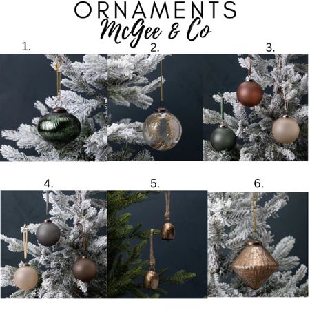 Holiday Ornaments from McGee & Co! 

#LTKSeasonal #LTKHoliday