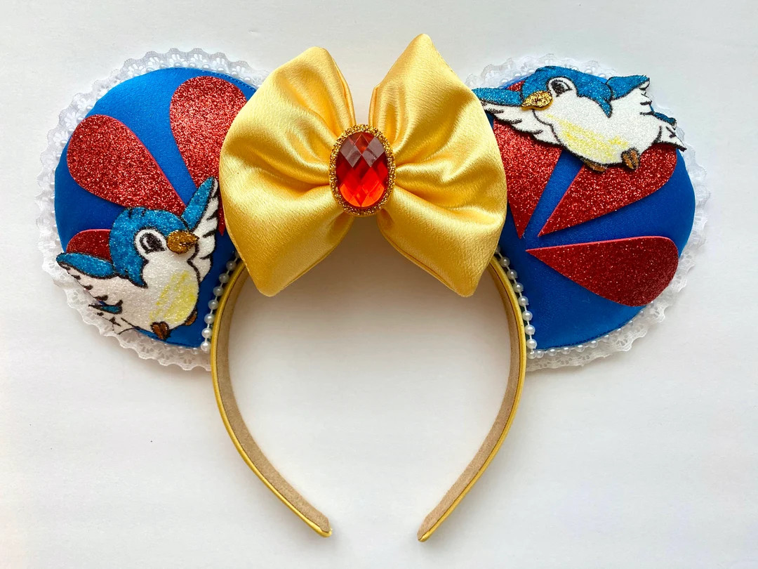 Snow White and the Seven Dwarfs Inspired Mouse Ears Mickey Ears Headband| Ships in 10-12 Business... | Etsy (US)