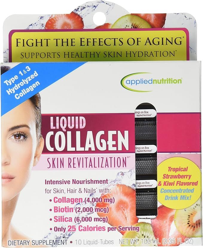 Applied Nutrition Liquid Collagen Skin Revitalization 10 Count 3.35 Fl Ounce | Amazon (US)