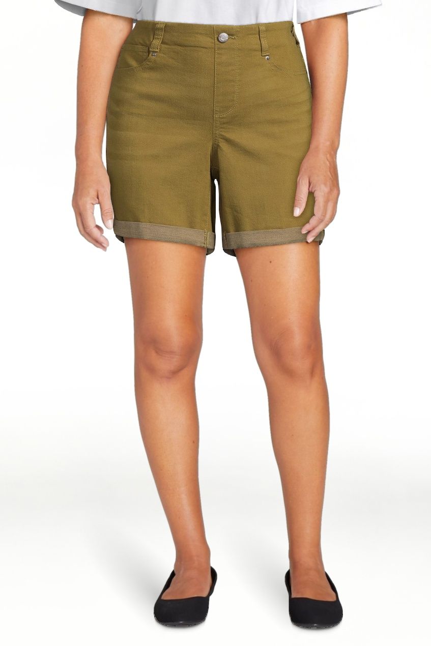 Time and Tru Women's Pull-On Denim Shorts, 5" Inseam, Sizes XS-XXL | Walmart (US)