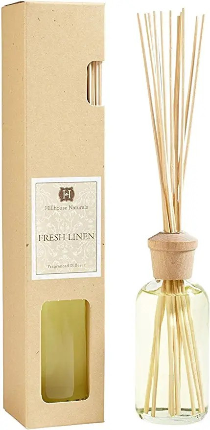 Hillhouse Naturals Reed Diffuser 6 Ounce - Fresh Linen | Amazon (US)