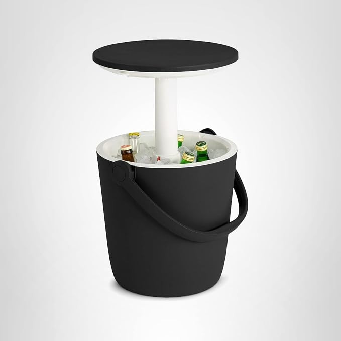 Keter Go Bar 4.2 Gallon Portable Beer and Wine Cooler with Handle and Pop Up Outdoor Table Perfec... | Amazon (US)