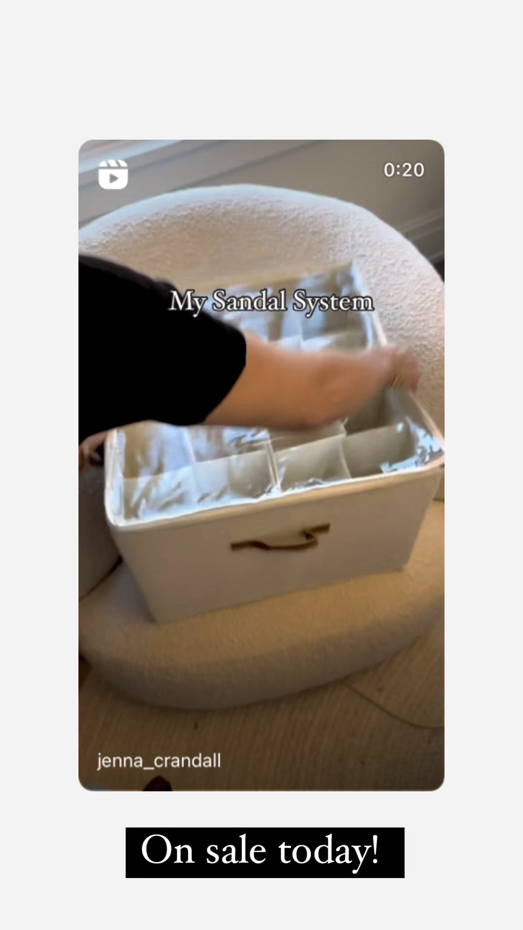 Love this cube for storage 