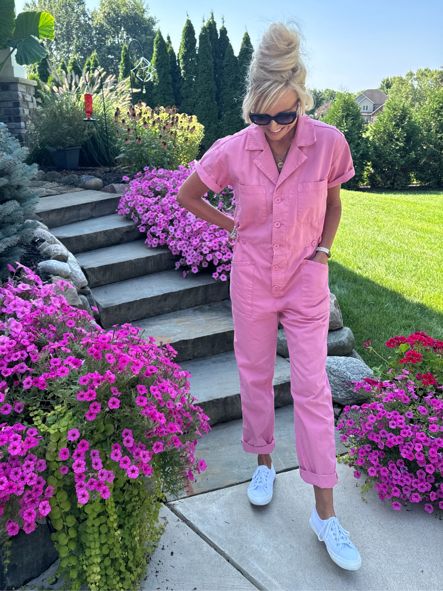 My favorite jumpsuit. TTS Casual outfit and great for travel 

#LTKTravel #LTKStyleTip #LTKBacktoSchool