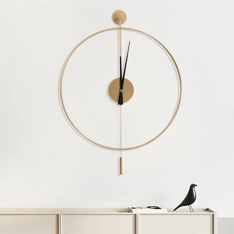 Insine Metal Wall Clock | Wayfair North America