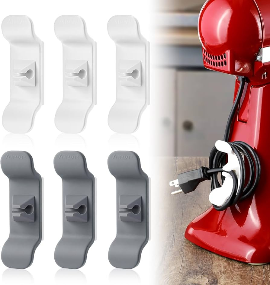 Aieve Cord Organizer for Appliances, 6 Pack Kitchen Appliance Cord Organizer, Appliance Cord Wrap... | Amazon (US)