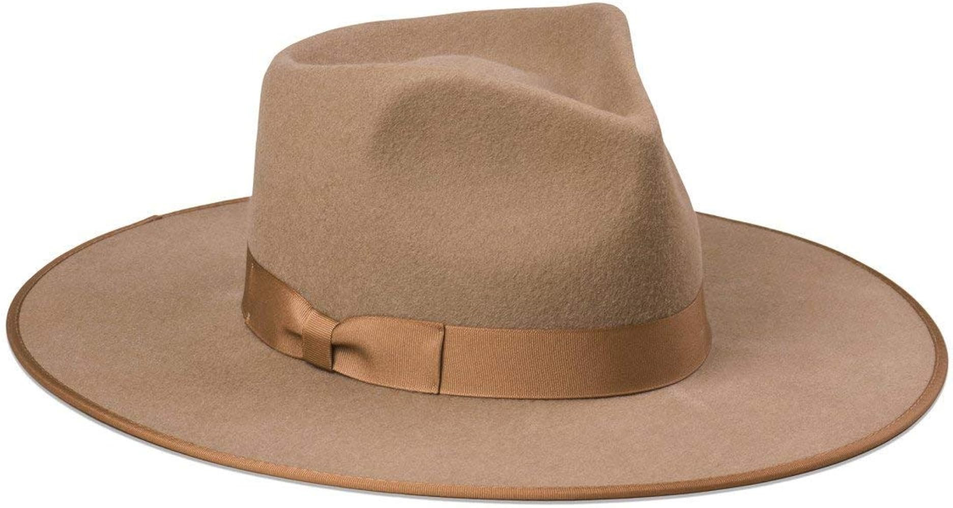 Rancher – 100% Australian Wool Fedora Hat for Women, Wide Brim Structured Design, UPF 50+ Protection | Amazon (US)