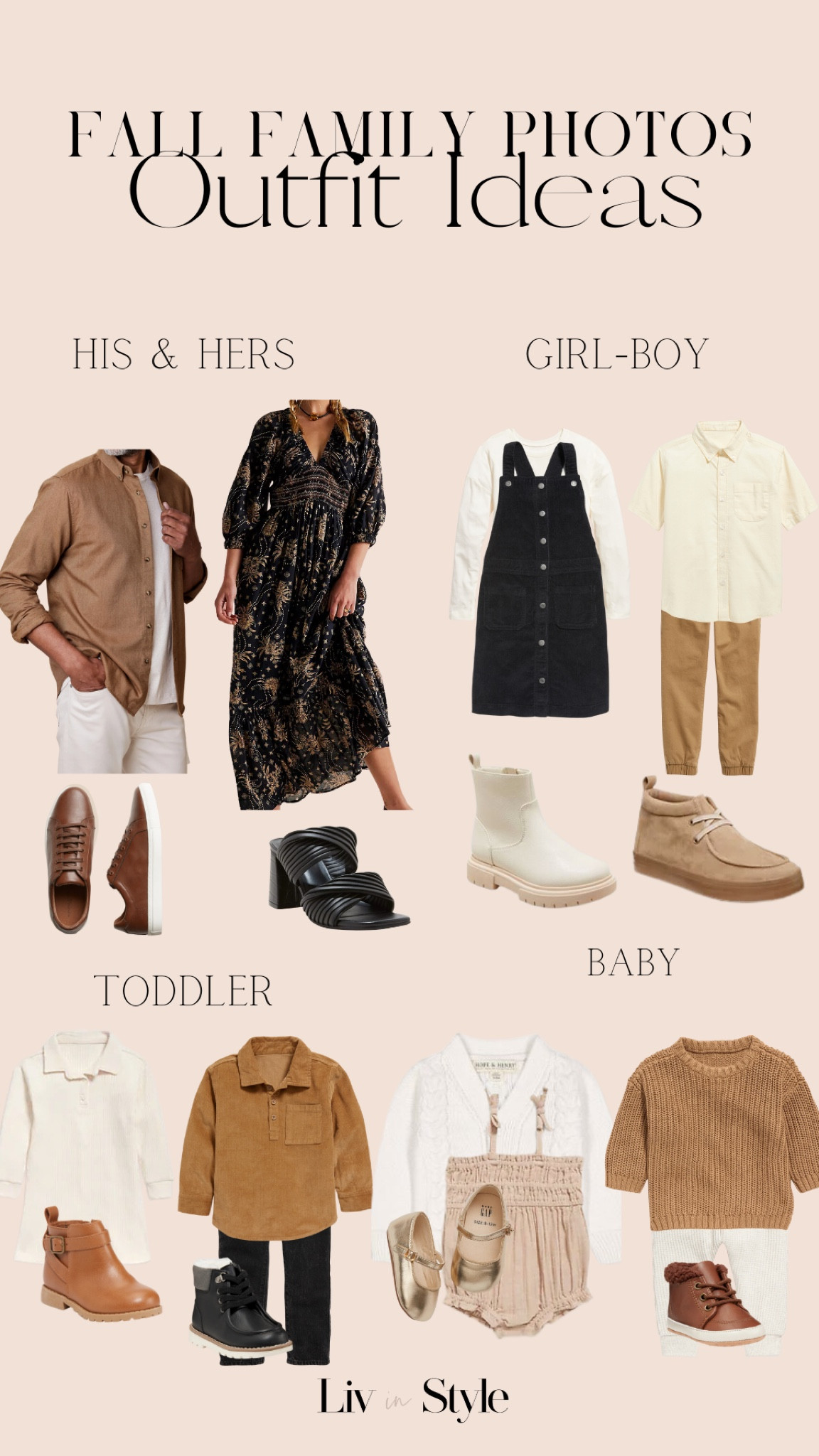 Fall Family Photo Inspo! Black, cream, and tan color scheme 

#LTKSale #LTKSeasonal #LTKfamily